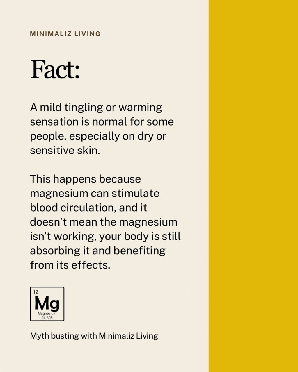 Instagram post from minimalizorganic. This post is in position 1.